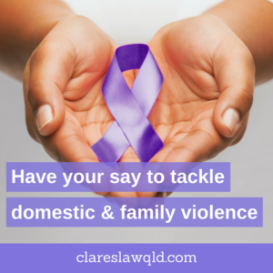 Read more about the article Have your say on domestic violence