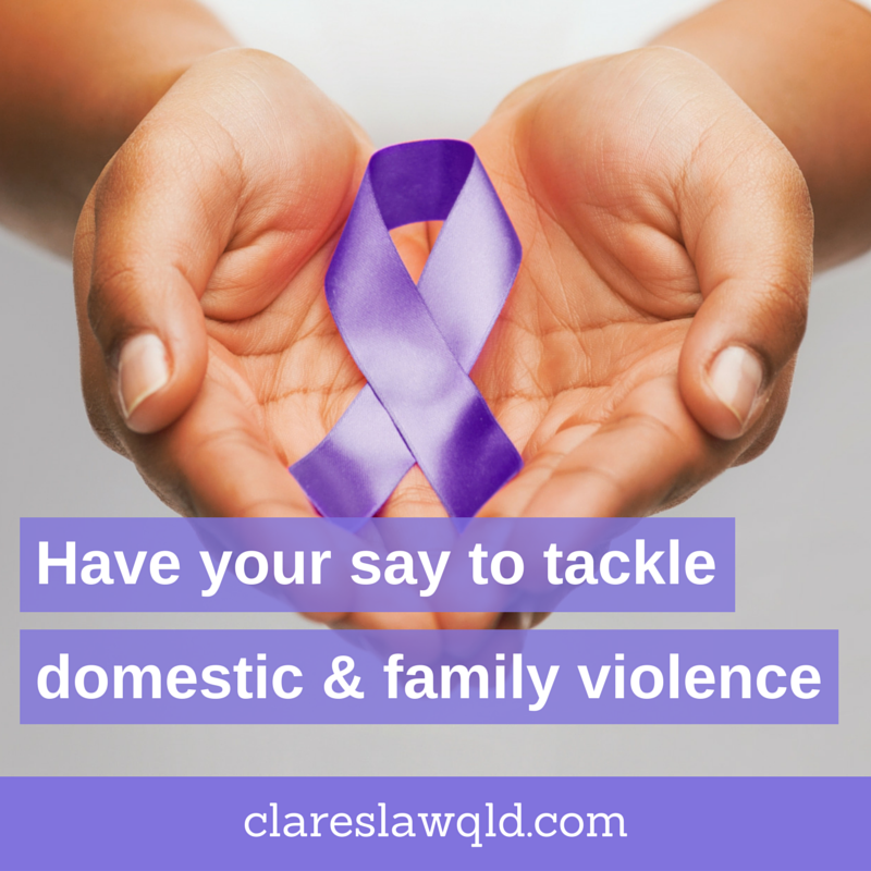 You are currently viewing Have your say on domestic violence